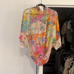 Emamo one of a kind beach blouse